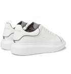 Alexander McQueen - Exaggerated-Sole Leather Sneakers - White