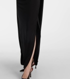 Stella McCartney Caped ruched gown