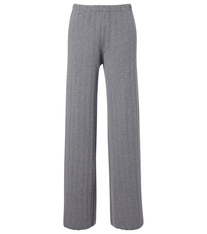 Photo: Lisa Yang Shannen cotton and cashmere wide-leg pants