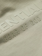 Fear of God Essentials - Logo-Detailed Cotton-Jersey Polo Shirt - Green