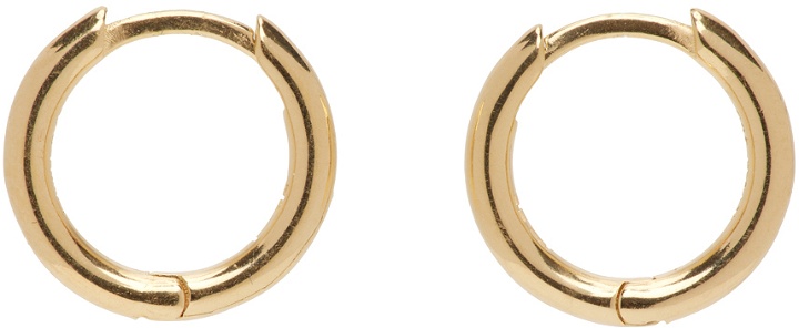 Photo: Hatton Labs Gold Small Round Hoop Earrings