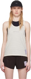 Satisfy Off-White Perforated Tank Top
