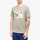 Paul Smith Men's Zebra Card T-Shirt in Grey