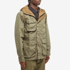 Battenwear Men's Travel Shell Parka Jacket in Od Green/Khaki