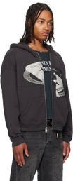Enfants Riches Déprimés Black Holy Bible 'Assemblage' Baggy Zip Hoodie