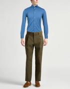 Fedeli Mens Shirt Slate in Blue