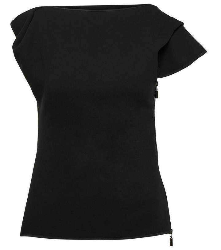 Photo: Maticevski Asymmetric crêpe top