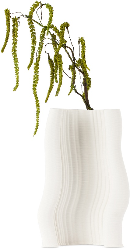 Photo: ferm LIVING Off-White Large Moire Vase