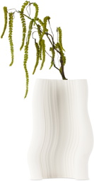 ferm LIVING Off-White Large Moire Vase