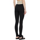 Rick Owens Lilies Black Plain Leggings