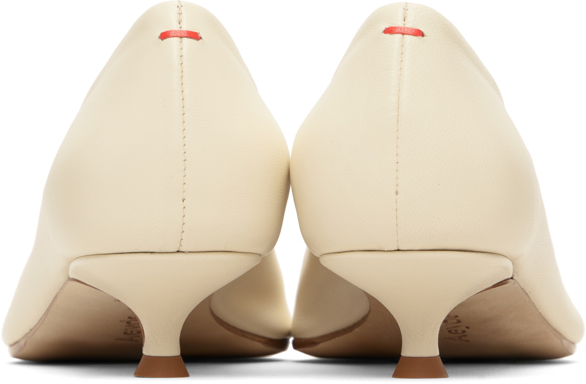 Aeyde Off-White Cari Heels