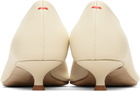 Aeyde Off-White Cari Heels