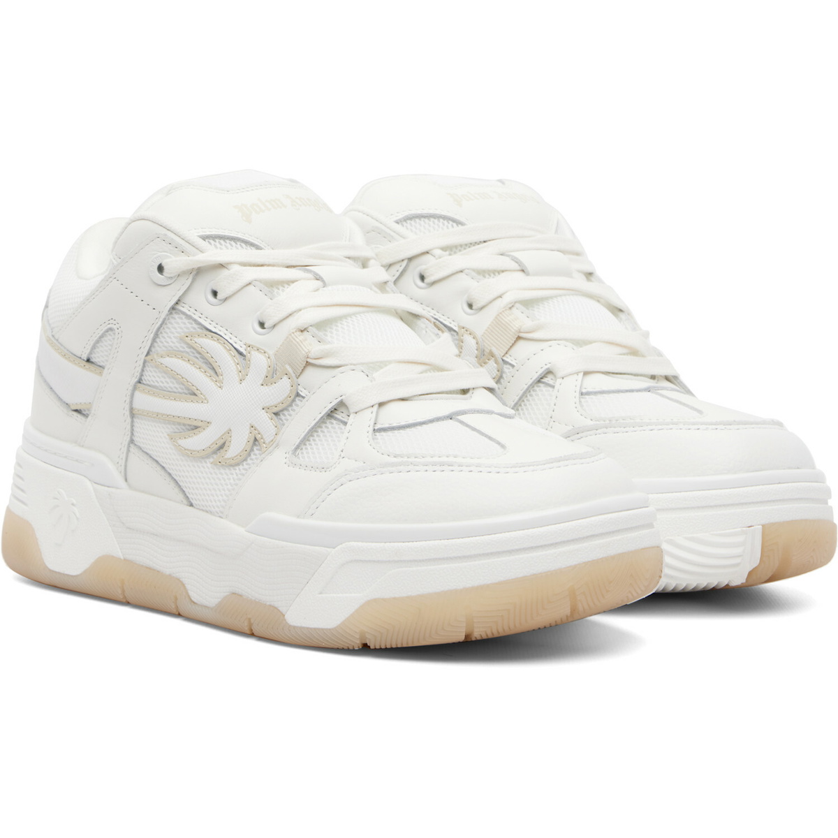 Palm Angels White Palm Skate Sneakers