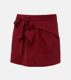 Isabel Marant Berenice draped cotton wrap skirt
