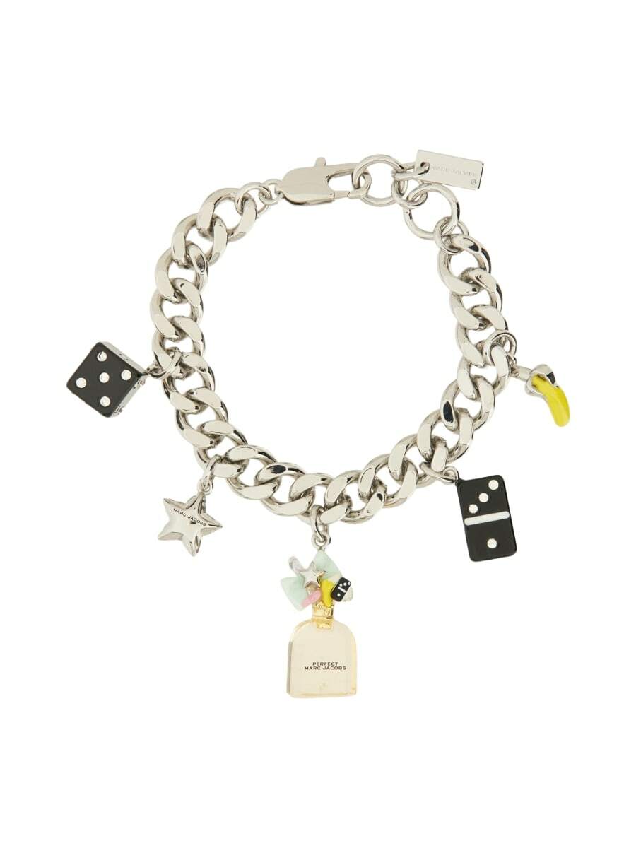 ◎MARC JACOBS◎Enamel Logo Disc Bracelet ブレスレット Marc Jacobs Silver Enamel Logo Disc Bracelet Marc Jacobs