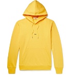 Helmut Lang - Taxi Loopback Cotton-Jersey Hoodie - Men - Yellow