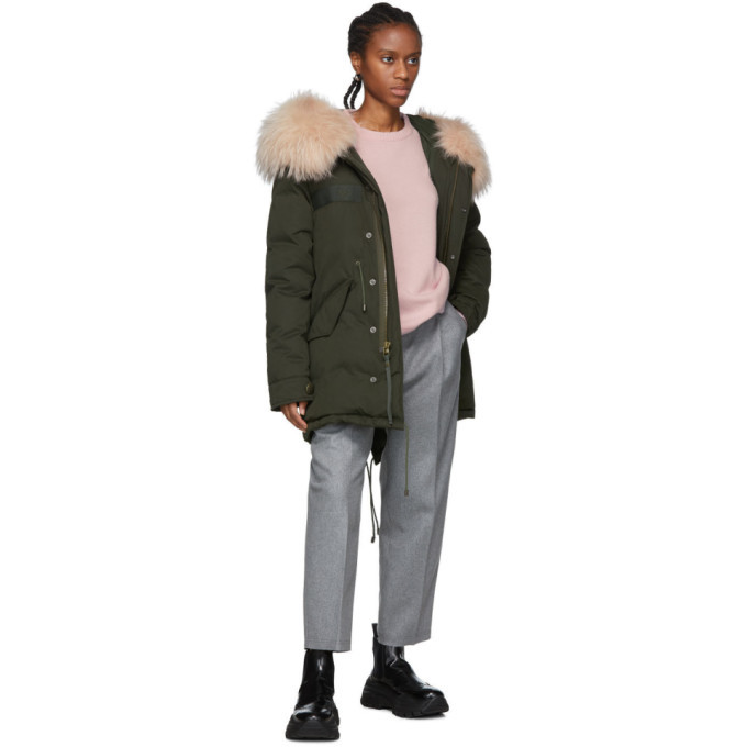 Mr and Mrs Italy Green Down Puffer Parka