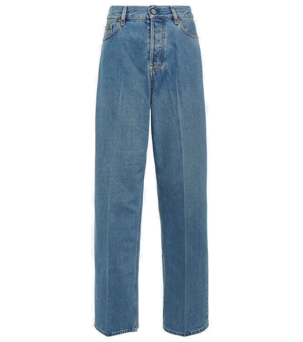 Gucci Low-rise wide-leg jeans Gucci
