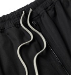 RICK OWENS - Phlegethon Cotton-Blend Drawstring Shorts - Black