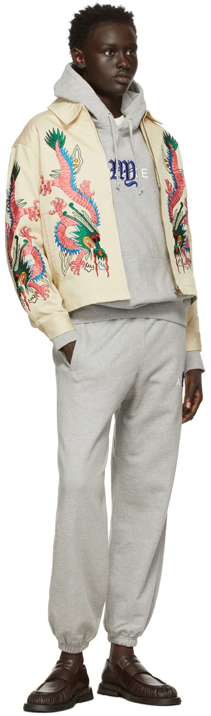 Awake NY Grey College Logo Lounge Pants