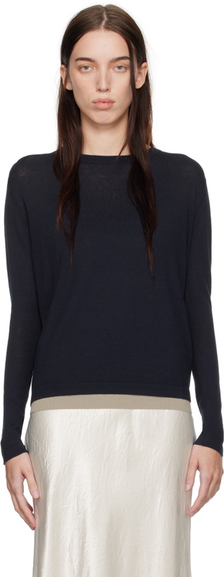 Photo: Max Mara Leisure Navy Coimbra Sweater