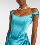 Vivienne Westwood Nova Camille satin bustier gown