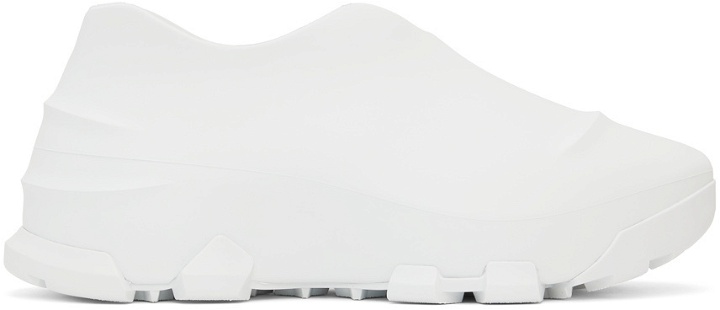 Photo: Givenchy White Monumental Mallow Low-Top Sneakers