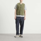 Universal Works Men's Recycled Poly Tech City Waistcoat in Olive
