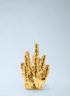 POLSPOTTEN Sculptural Brass Candle Holder