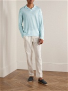 Onia - Slub Linen-Jersey Polo Shirt - Blue