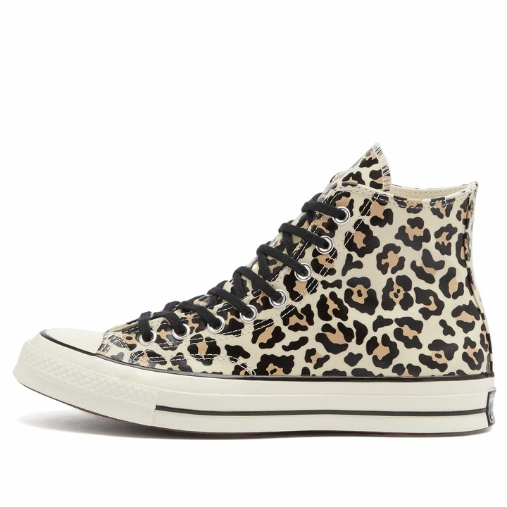Photo: Converse Chuck Taylor 1970s Hi Sneaker in Egret/Light Fawn/Black