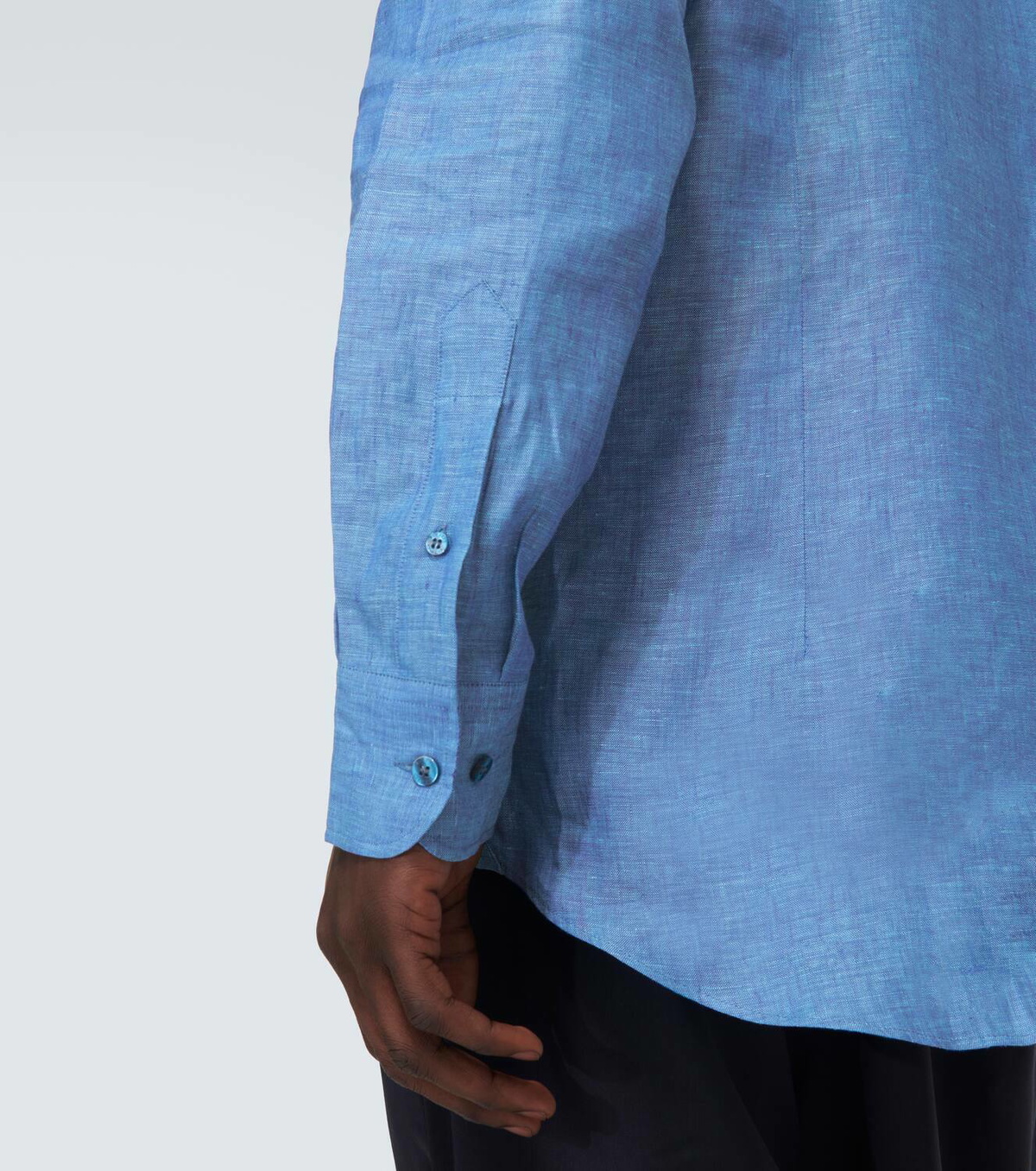 Etro Multicolor Linen Pattern Shirt