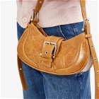 OSOI Women's Hobo Brocle Bag in Peanut Brown