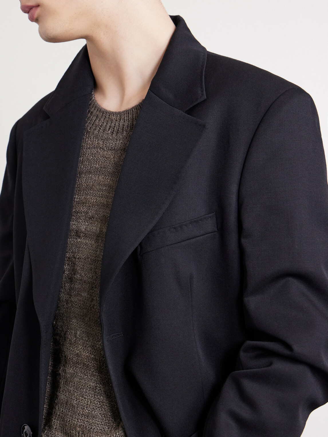 Our Legacy - Dolphin Virgin Wool-Gabardine Coat - Black Our Legacy