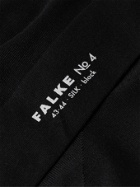 FALKE - No 4 Mulberry Silk-Blend Socks - Black