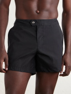 TOM FORD - Straight-Leg Mid-Length Swim Shorts - Black