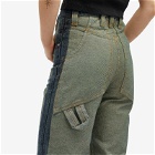Eckhaus Latta Women's Baggy Jeans in Navy Frame