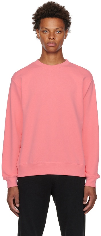 Photo: Dries Van Noten Pink Cotton Sweatshirt