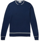 John Smedley - Turnbull Slim-Fit Striped Wool Sweater - Blue