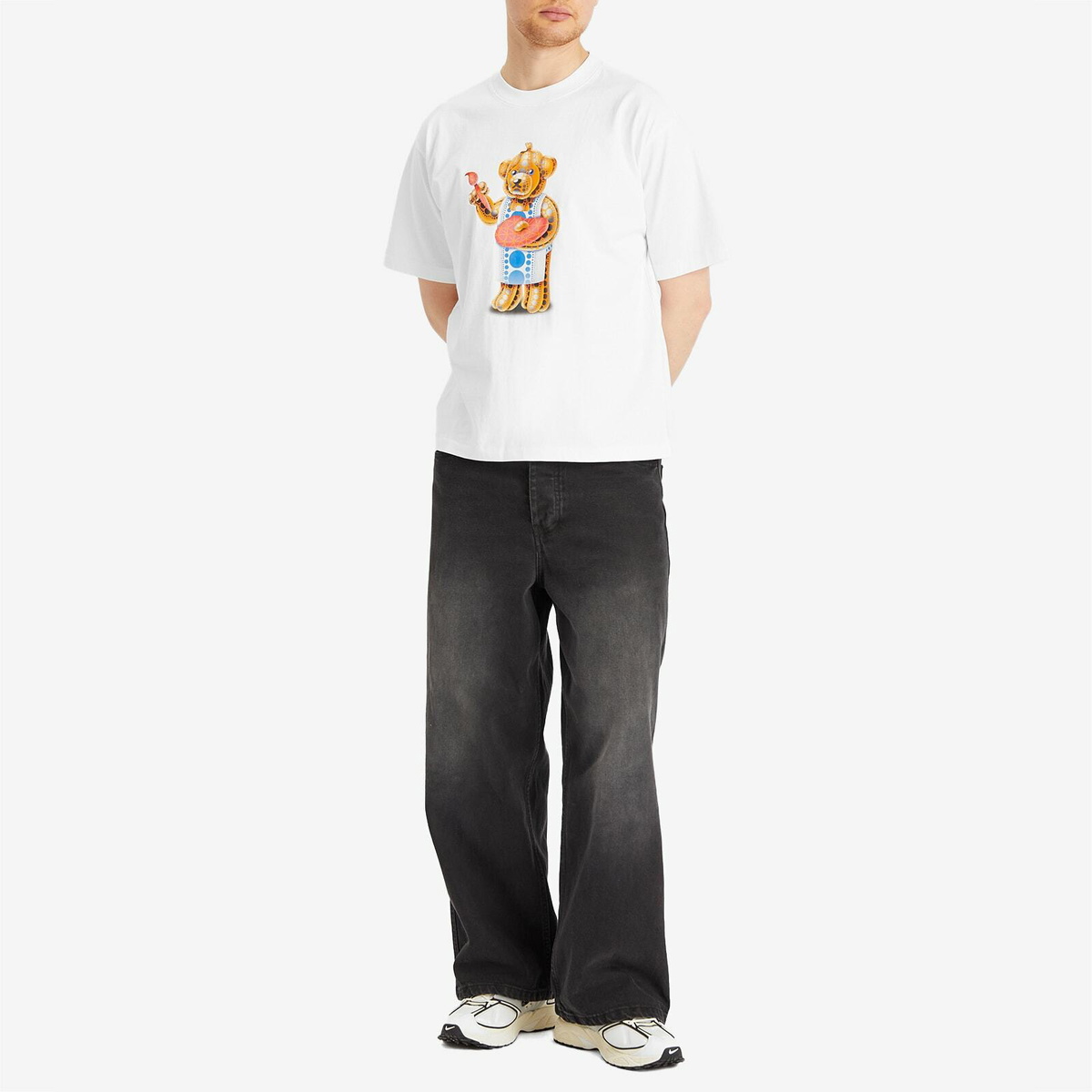 MARKET Men's Infinity Bear T-Shirt in White