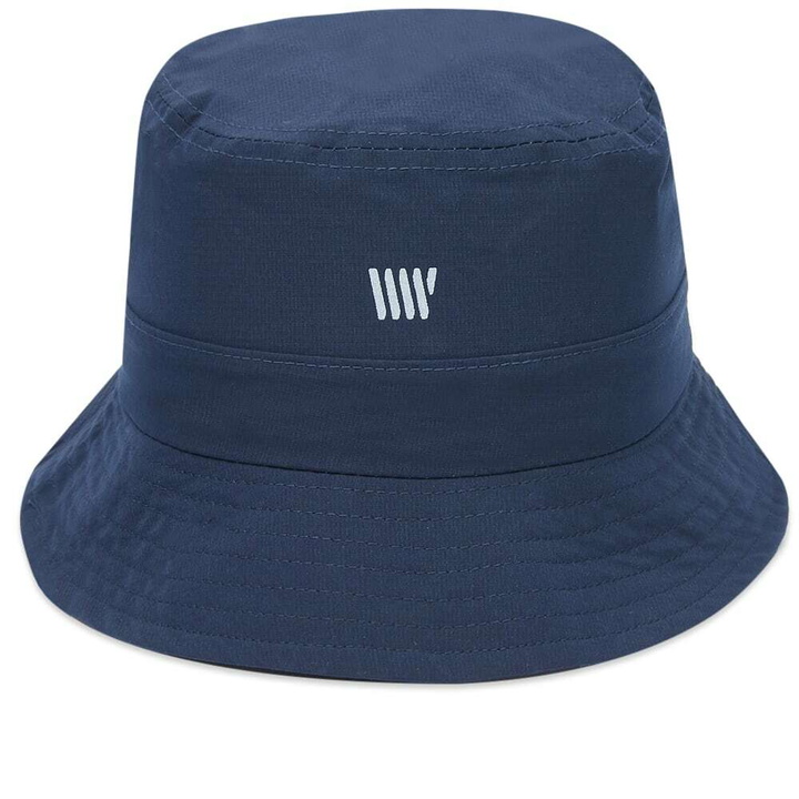 Photo: Wood Wood Men's Ossian Tech Bucket Hat in Navy