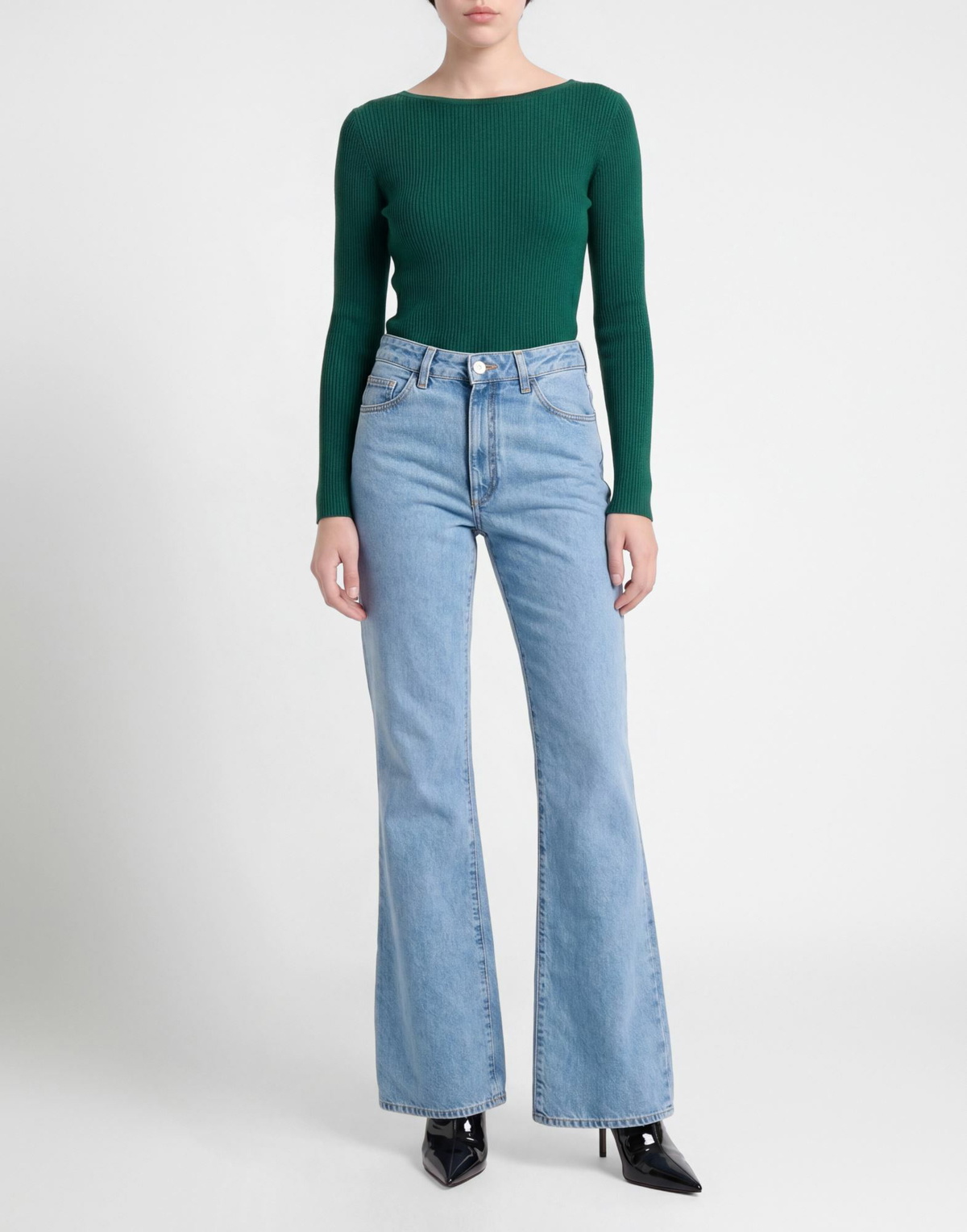 The Attico Womens Jeans in Blue