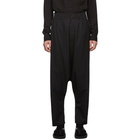 Sulvam Black Sarowel Trousers