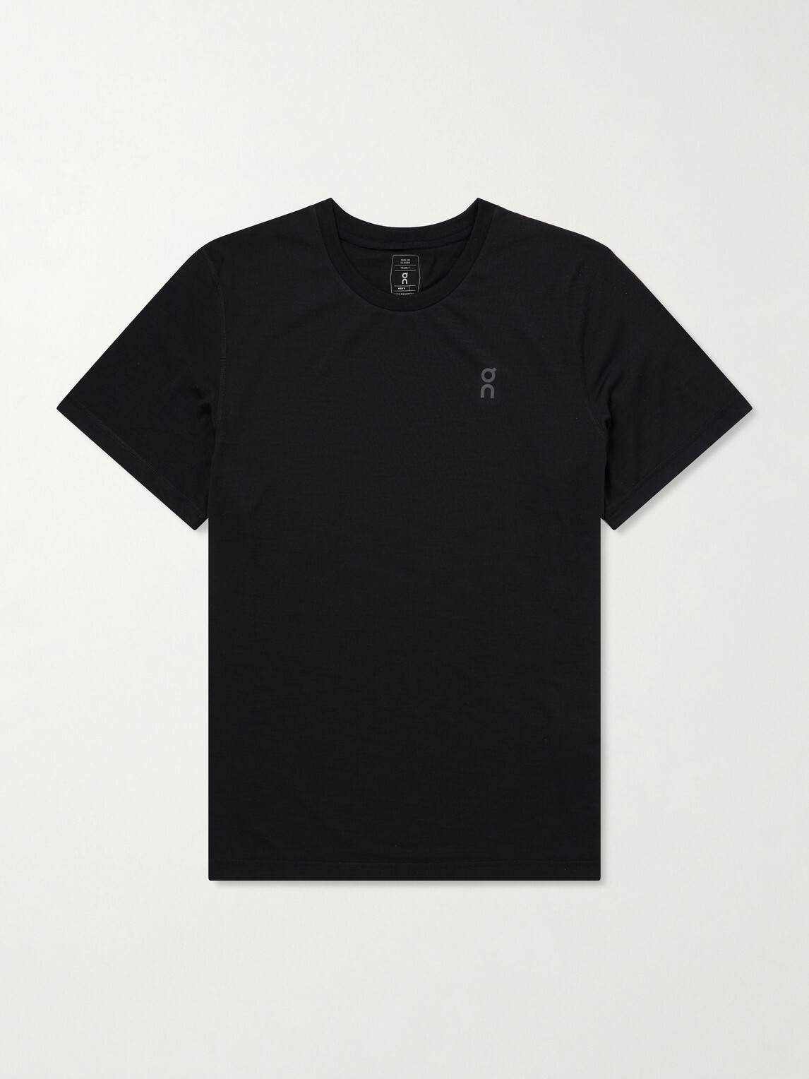 On - Train-T Illuson™ Recycled Drytec™ Stretch-Jersey T-Shirt - Black