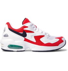 Nike - Air Max2 Light Leather and Mesh Sneakers - Red