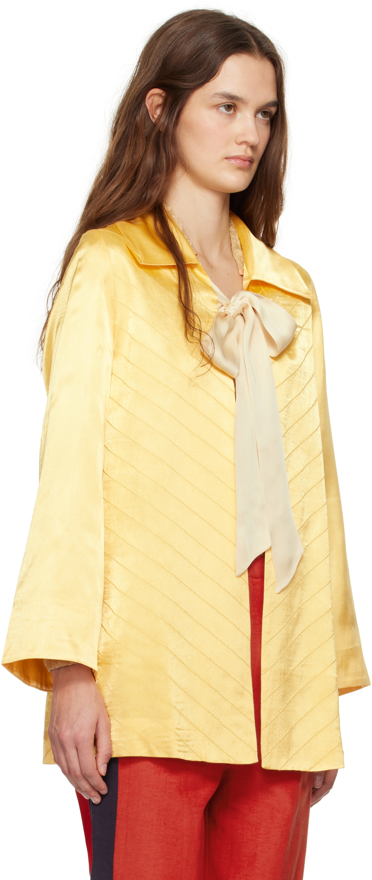 Bode Yellow Goldenrod Jacket
