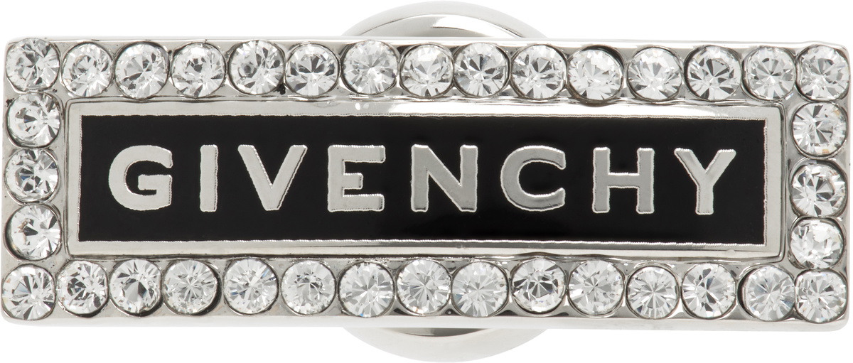 Givenchy Silver U Lock Earrings Givenchy