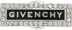 Givenchy Silver & Black ID Single Earring