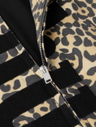 Rhude - Logo-Appliquéd Leopard-Print Cotton-Twill Bomber Jacket - Animal print