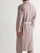 Paul Smith - Belted Striped Cotton-Poplin Robe - Multi